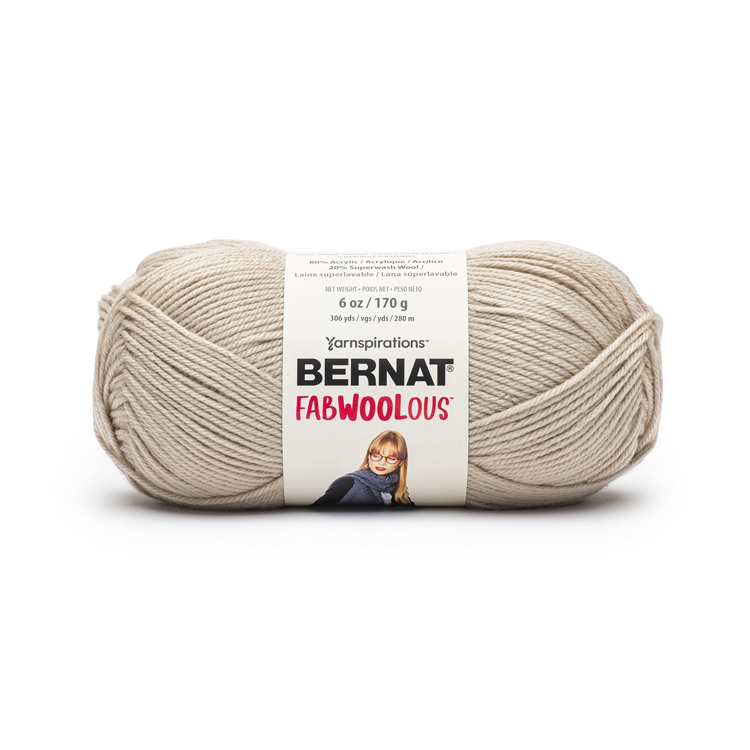 Bernat Fabwoolous 170g - Oats