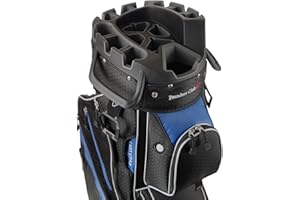 Founders Club 4th Generation Club Lock Organizer Golf Cart Bag for Men with 14 Way Anti Rattle Divider Top- Free Snap On Rain Hood-Full Length Dividers