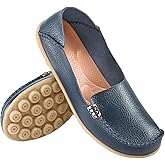 Ablanczoom Womens Loafers Flats Shoes: Comfort Round Toe Slip on Soft Moccasins Dressy Loafer for Driving Walking