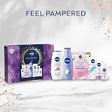 NIVEA Feel Pampered Gift Pack Skincare Set 6+ Items Brand New 250ml 50ml view 2