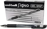 uni-ball Signo Gel Grip Fine Nib Black Ink 12pc Set