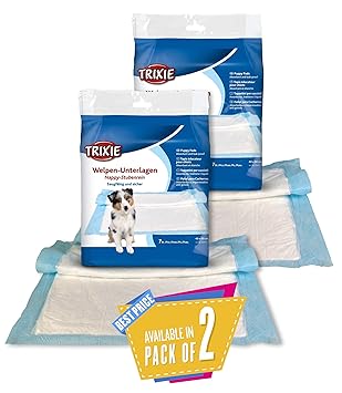 Trixie Nappy Puppy Pad (7 Pieces, 40 x 60 cm) Pack of 2