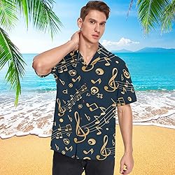 visesunny Mens Casual Button Down Short Sleeve