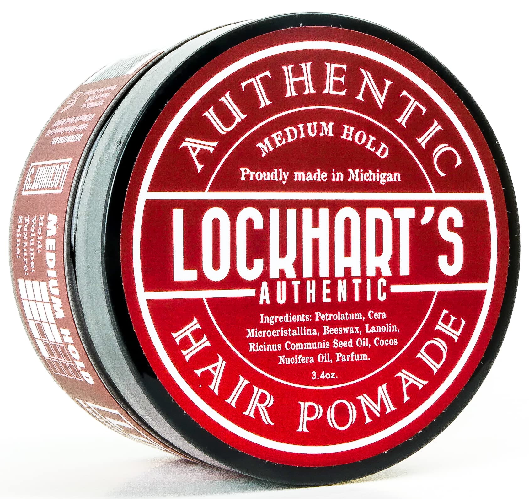 Lockhart's Medium Hold Authentic Hair Pomade 4oz