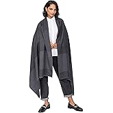 likemary Pashmina Shawls and Wraps for Women - Merino Wool Travel Blanket Scarf - Oversized Striped Shawl