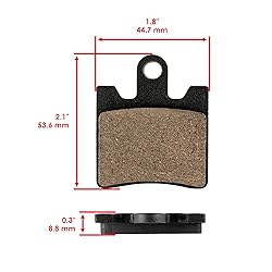 Caltric Front Brake Pads Compatible with Yamaha