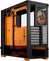 Fractal Design Pop Air RGB Orange Core ATX Mid Tower PC Case TG Side Panel view 8