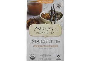 Numi Teas Chocolate Rooibos Tea Bag, 12 Count, 1.4 oz