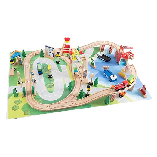 waterfall junction train set & table