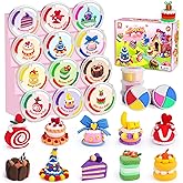 Air Dry Clay Kits, 12 Cake Modeling Clay for Kids, DIY Molding Clay with Sculpting Tools and Tutorial, Ultra Light, Safe & No