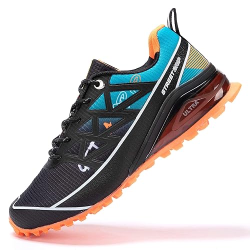 Buy Kricely Men's Trail Running Shoes Fashion Sneakers for Men Tennis