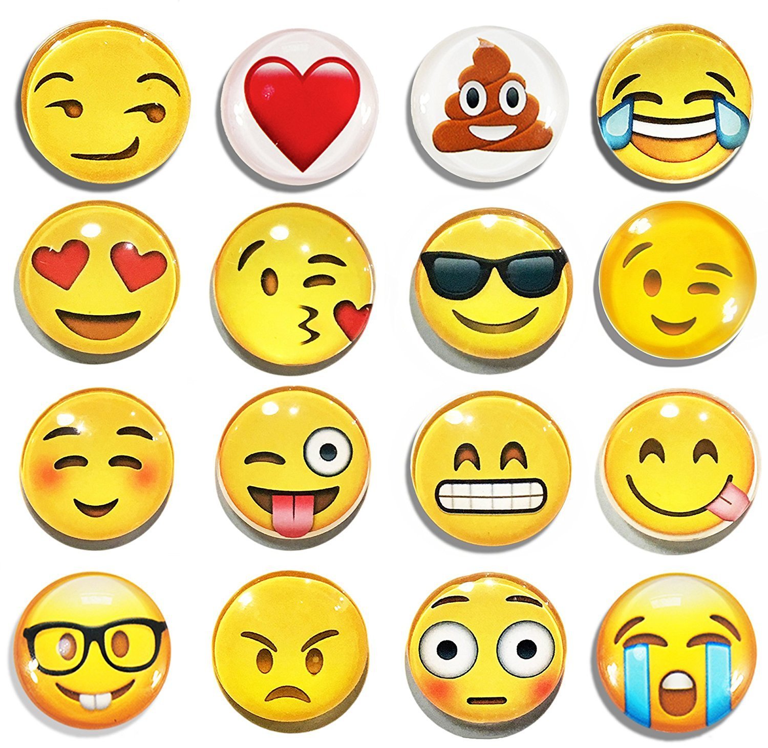 garloy Emoji imanes de nevera, 16 unidades imanes para nevera con ...