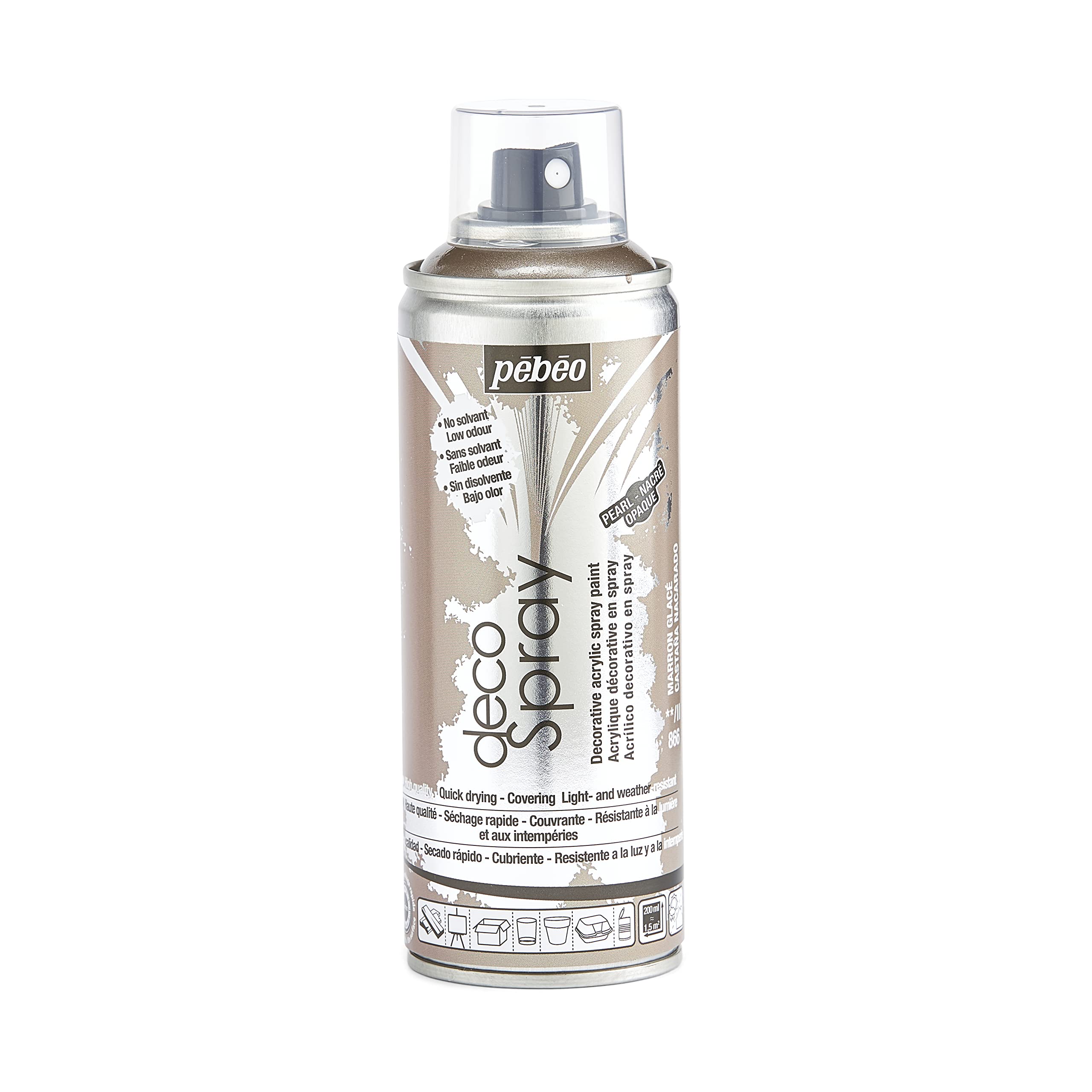 PEBEO 200ml Decospray, Marron Glace
