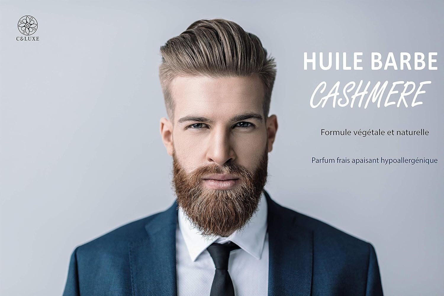 Celuxe Cashmere Smoothing Beard Oil for Men with Natural Oils, argan, jojoba Vitamin E, Softness, Nutrition, Growth - Image 3