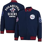 Ultra Game Men's NBA Official Game Time Varsity Jacket