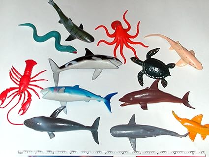 plastic ocean animals toys