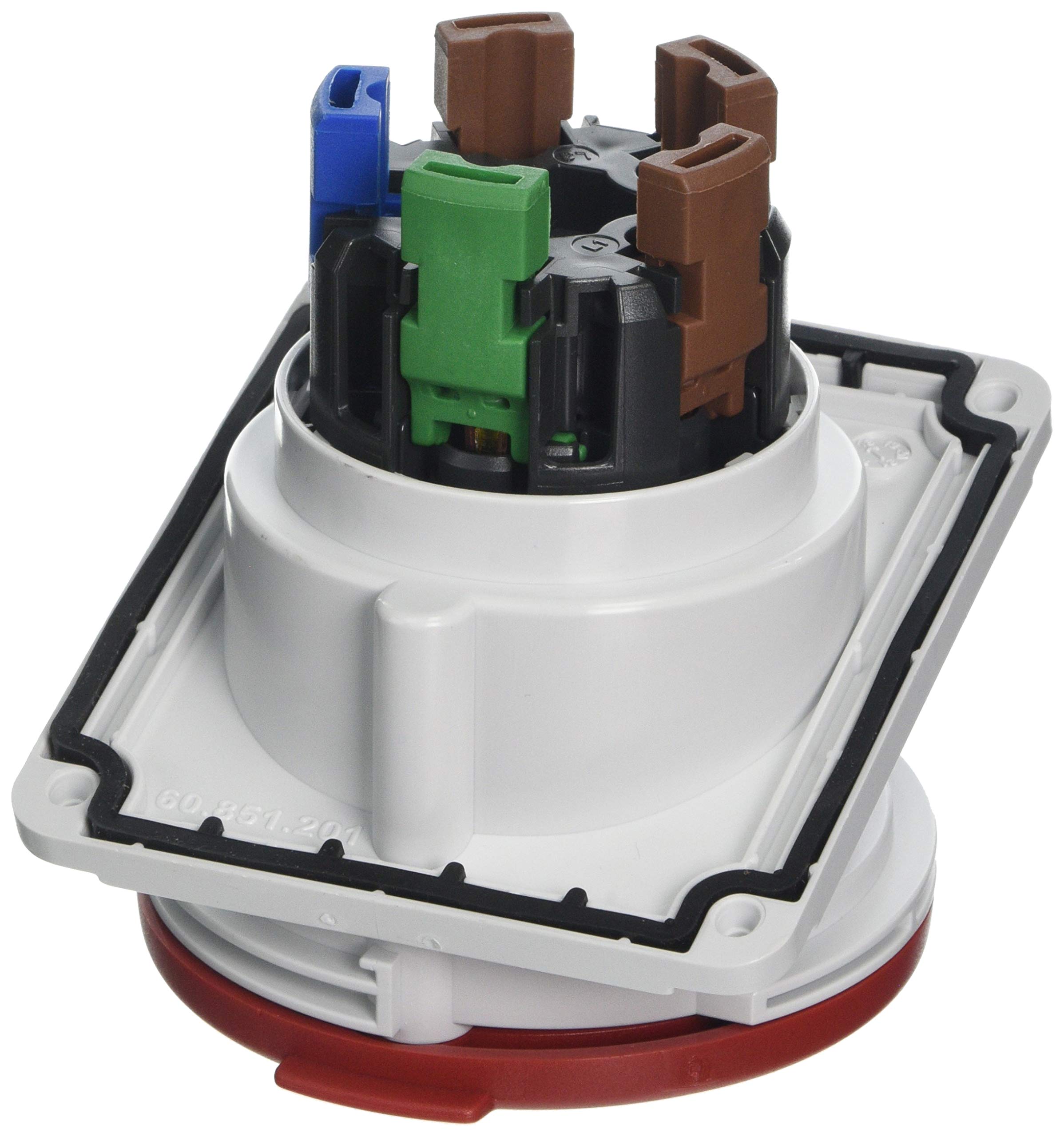 Schneider Electric PKY32F435 Panel Socket Angled Pk Pratika connect 3, White