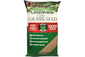 GreenView Pure Grass Seed Sunny Mixture, 20 lb. Bag – Covers up to 10,000 sq. ft.