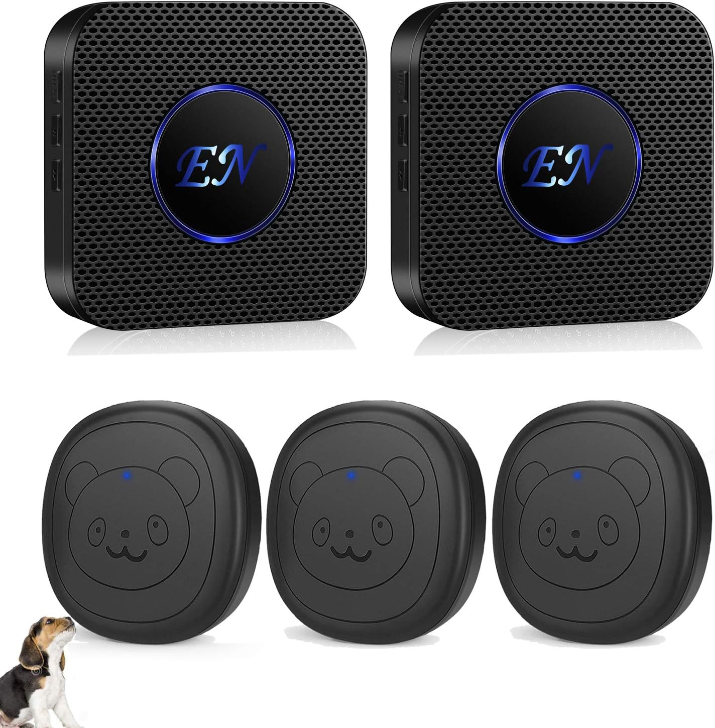 Dog Door Bell Wireless Doggie doorbells for Potty Training with