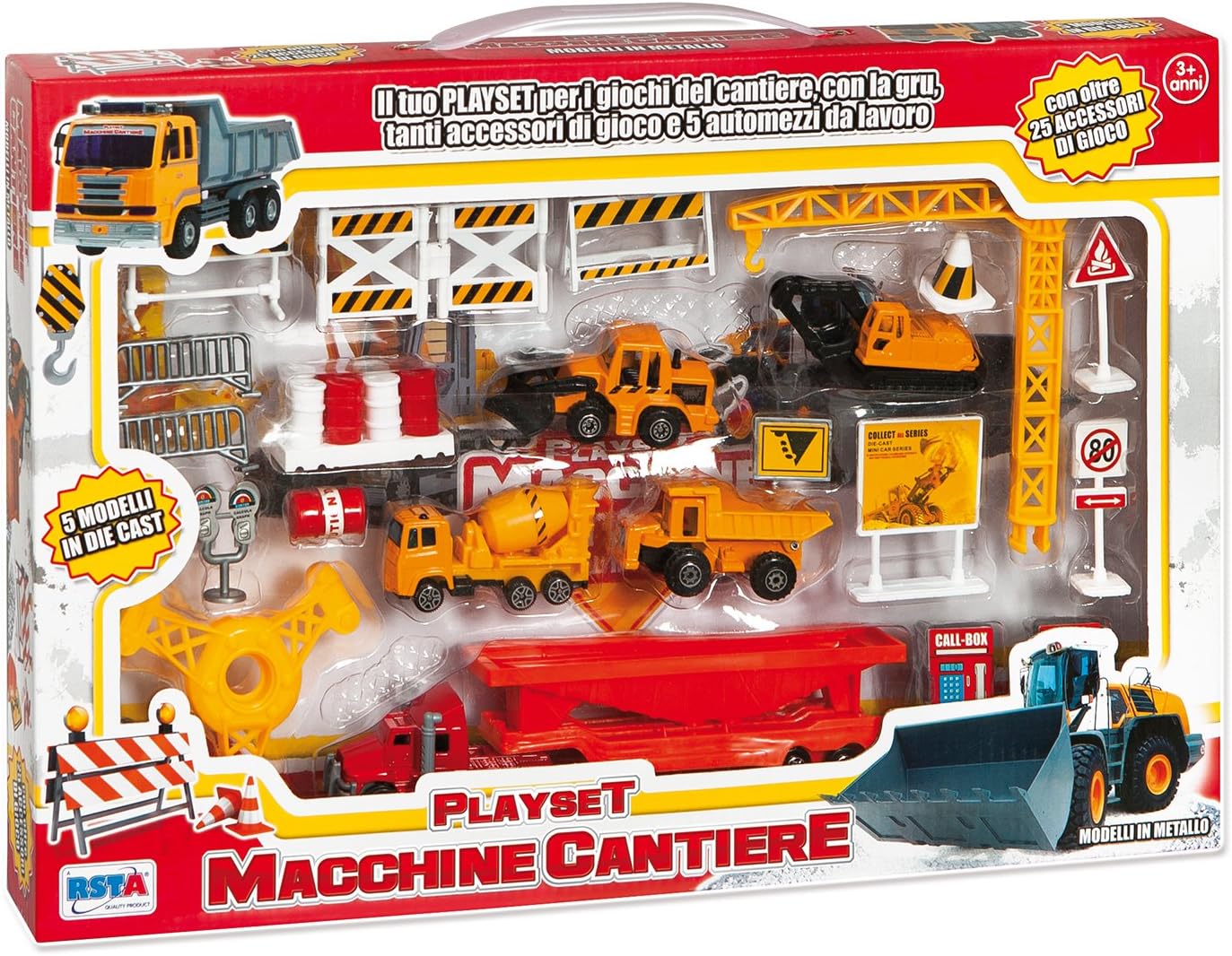 RSTA 9641 – Diecast Playset Machinery Construction Site