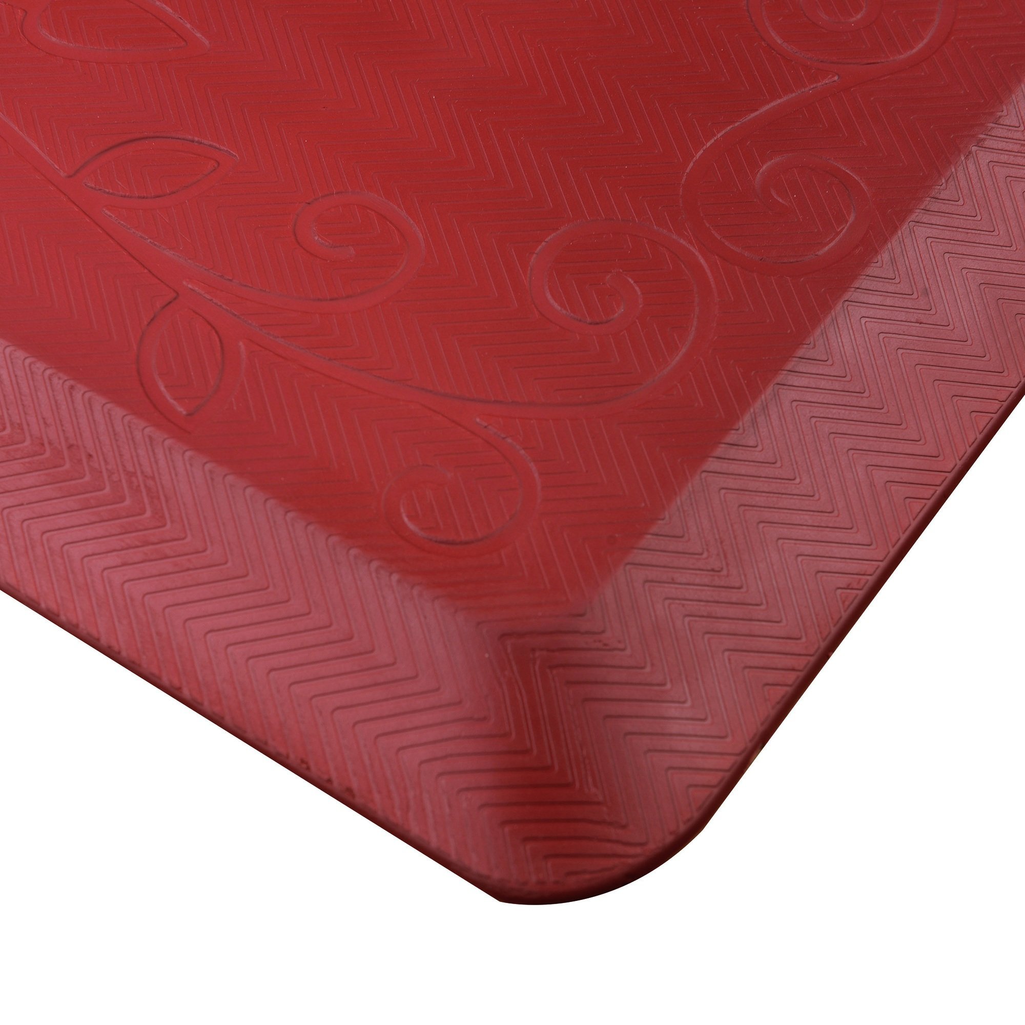 Cook N Home 02466 Anti-Fatigue Comfort Mat,39 x 20, Red, 3/4" Thickness, 39 by 20"
