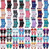 Hoosige 48 Pairs Nurse Socks Bulk Novelty Nurse Teeth Cotton Socks Medical Themed Nurses Gifts for Women Dentist Doctor Assistant Birthday Gift