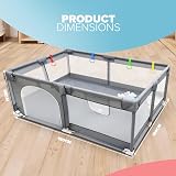 Kidoola Baby Playpen 150x180cm with Mesh Walls & Balls view 2