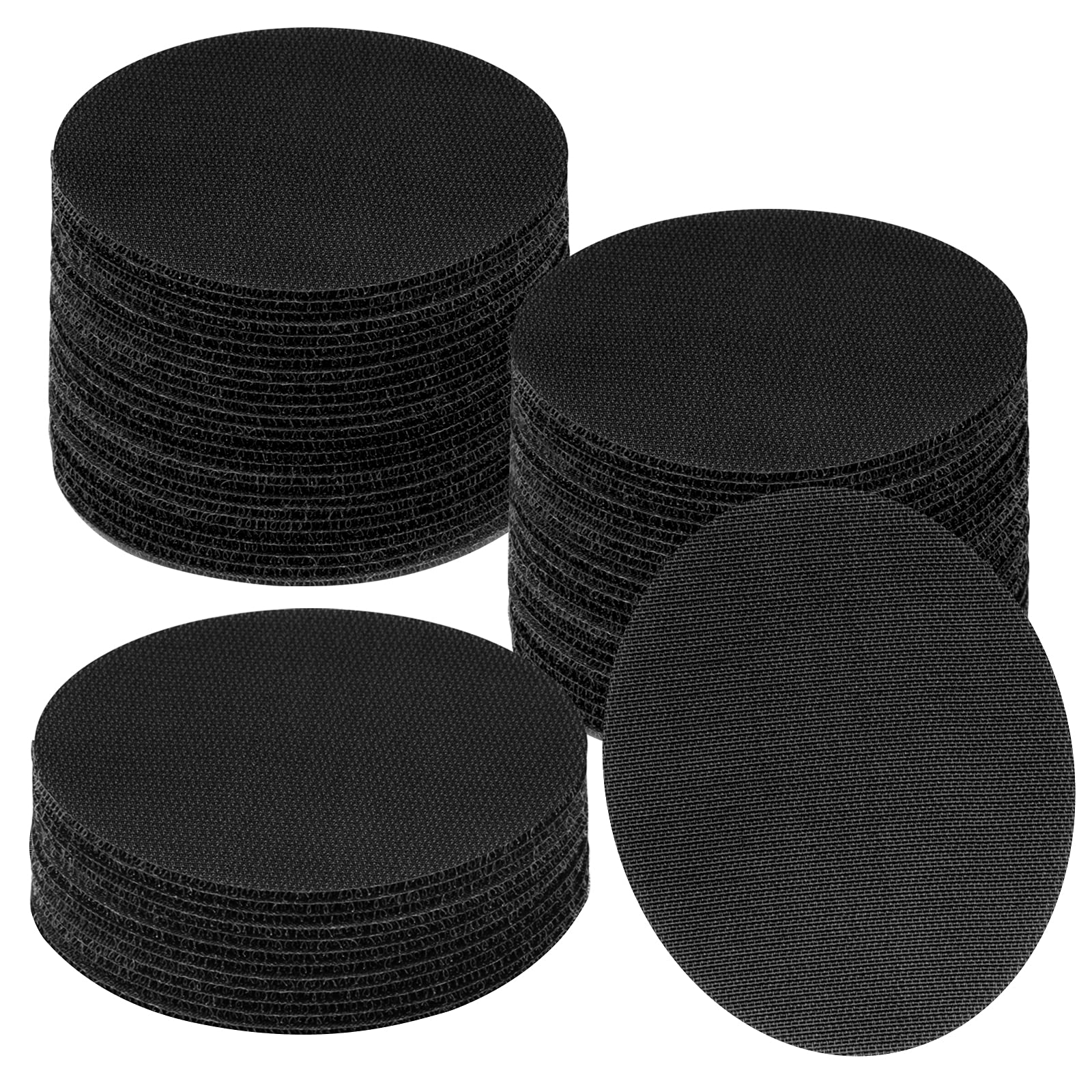 Photo 1 of IKAYAS 60 Pcs Black Carpet Spots Markers Floor Dots One Color Black Carpet Circles Carpet Floor Dots Spots Markers for Classroom Decoration Teacher Supplies