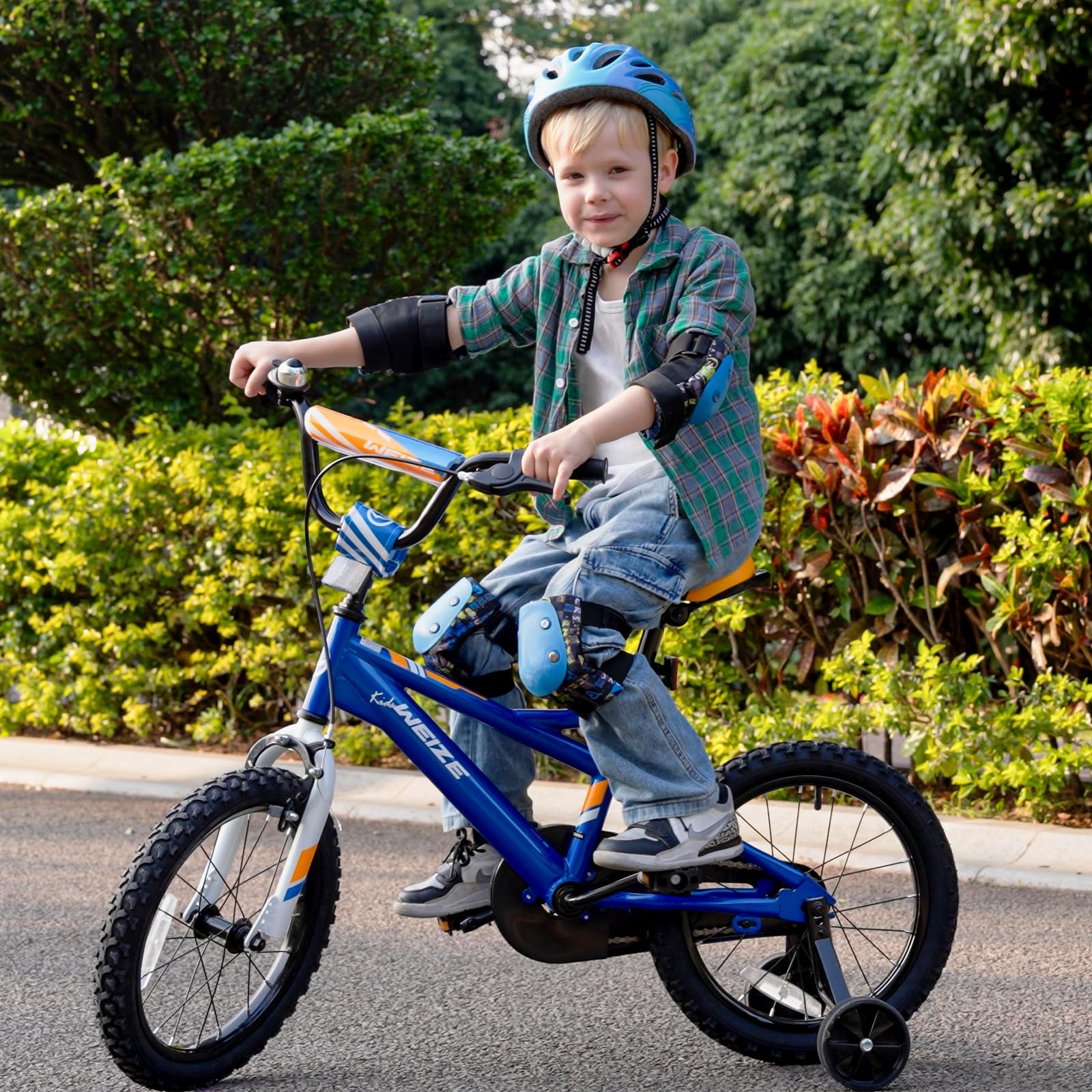 WEIZE Kids Bike,14 16 20 Inch Children Bicycle for Boys Girls Ages 3-12 Years Old, Rider Height 32-60 Inch, Coaster Brake, Multiple Color Options