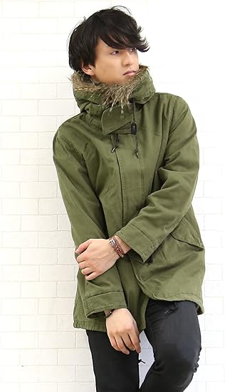 Amazon モッズコート メンズ ファー付き ロング ミリタリー ハイネック 大きいサイズ 防寒 暖かい Khaki 緑 M コート ジャケット 通販 Amazon モッズコート メンズ ファー付き ロング ミリタリー ハイネック 大きいサイズ 防寒 暖かい Khaki 緑 M コート ジャケット 通販
