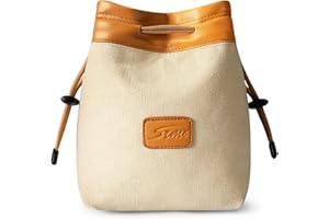 S-ZONE Soft Camera Bag DSLR Insert Handbag Drawstring Lens Case Compatible with Canon Nikon Sony