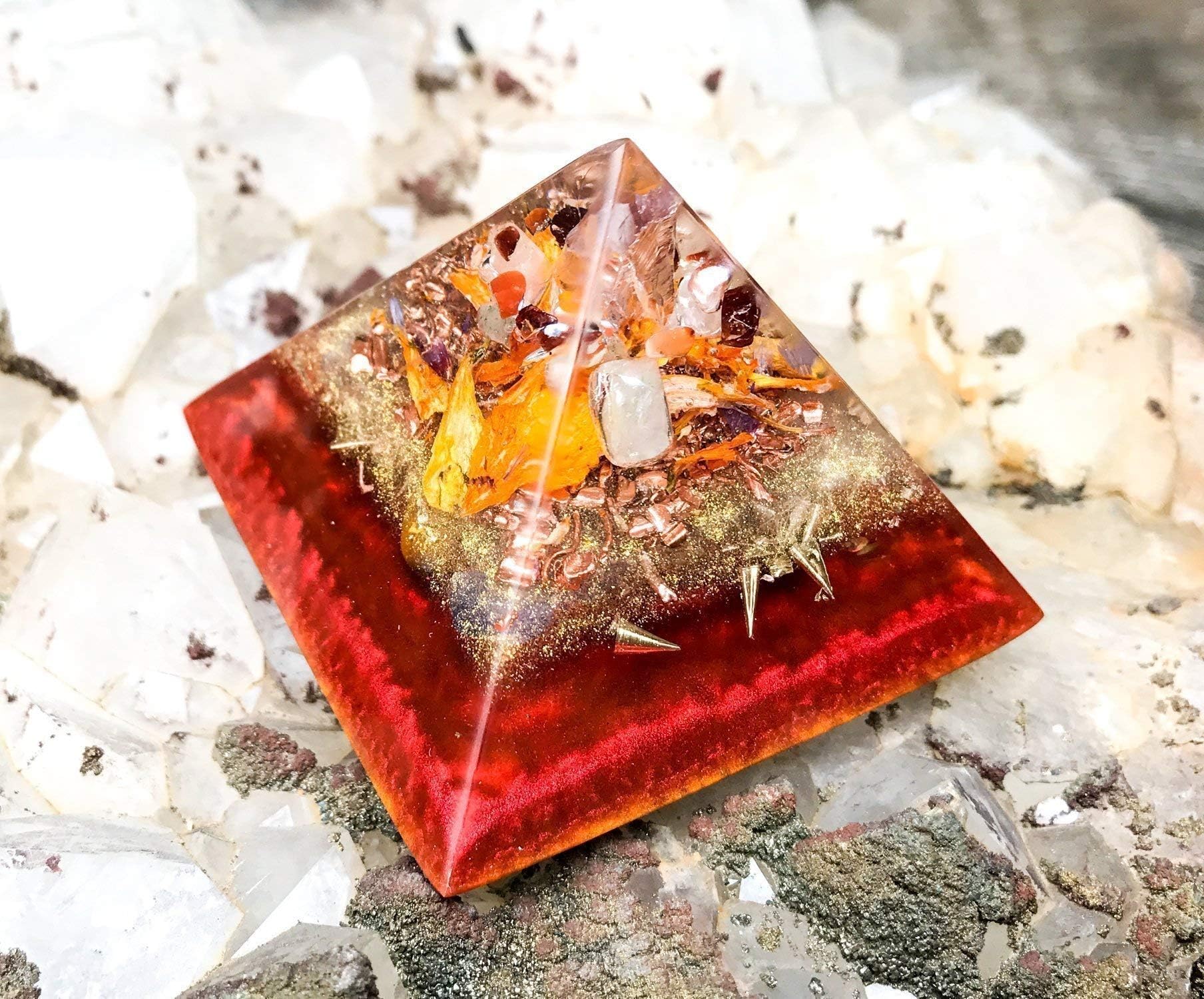 Orgonite Pyramid to Manifest Abundance