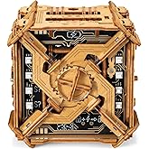 Puzzle Potato Tesla Box - Electronic Puzzle Box - Escape Room Game in a Box - Brain Teaser - 3D Wooden Puzzle for Adults - Mo