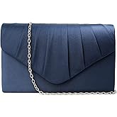 CurvChic Women Evening Bag Clutch Rhinestone Envelope Party Handbag Bridal Prom Purse