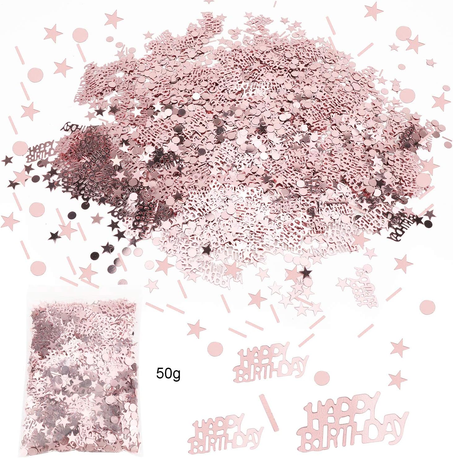 coriandoli per le decorazioni della tavola è una ragazza