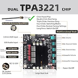S200HS Power Amplifier Board Bluetooth5.2 TPA3221