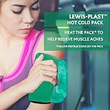 Lewis-Plast Premium Hot & Cold Gel Pack with Sleeve – Reusable Ice Heat Wrap view 4