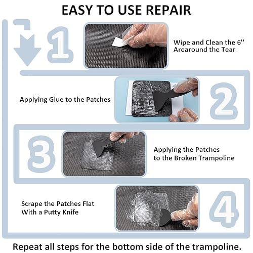 Trampoline Patch Repair Kit 4 Inch Circle On Patches | Repair