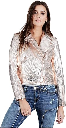 true religion metallic jacket