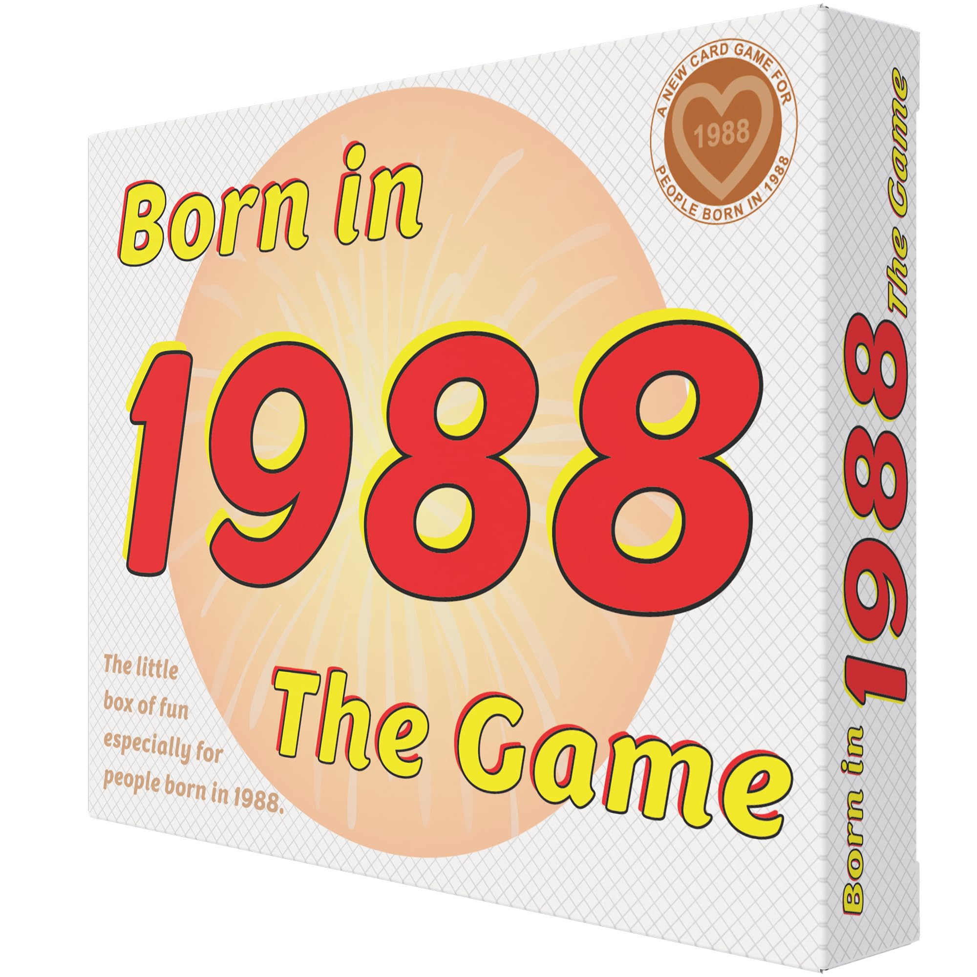 GoForItGames.com Born In 1988 THE GAME. Unique 1988 gift for the 1988 vintage. A “WINNER” among 1988 gifts. This compact, portable 1988 birthday card game is ideal for any celebration.