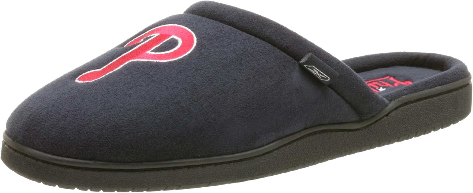 Reebok Men's Philadelphia Phillies MLB Slippers, Navy/Red, Large Sports Fan