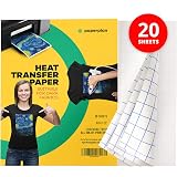 Amazon.com : Iron-On Dark T Shirt Transfers Papers for Inkjet Printers ...
