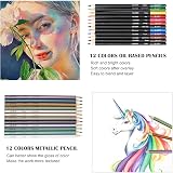 Cozii 72Pcs Sketching Kit Set with Sketchbook Carry Case Pro Art Supplies view 5