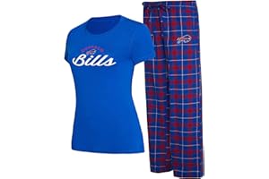 Concepts Sport Women's NFL Arctic T-Shirt & Flannel Pants Sleep Set