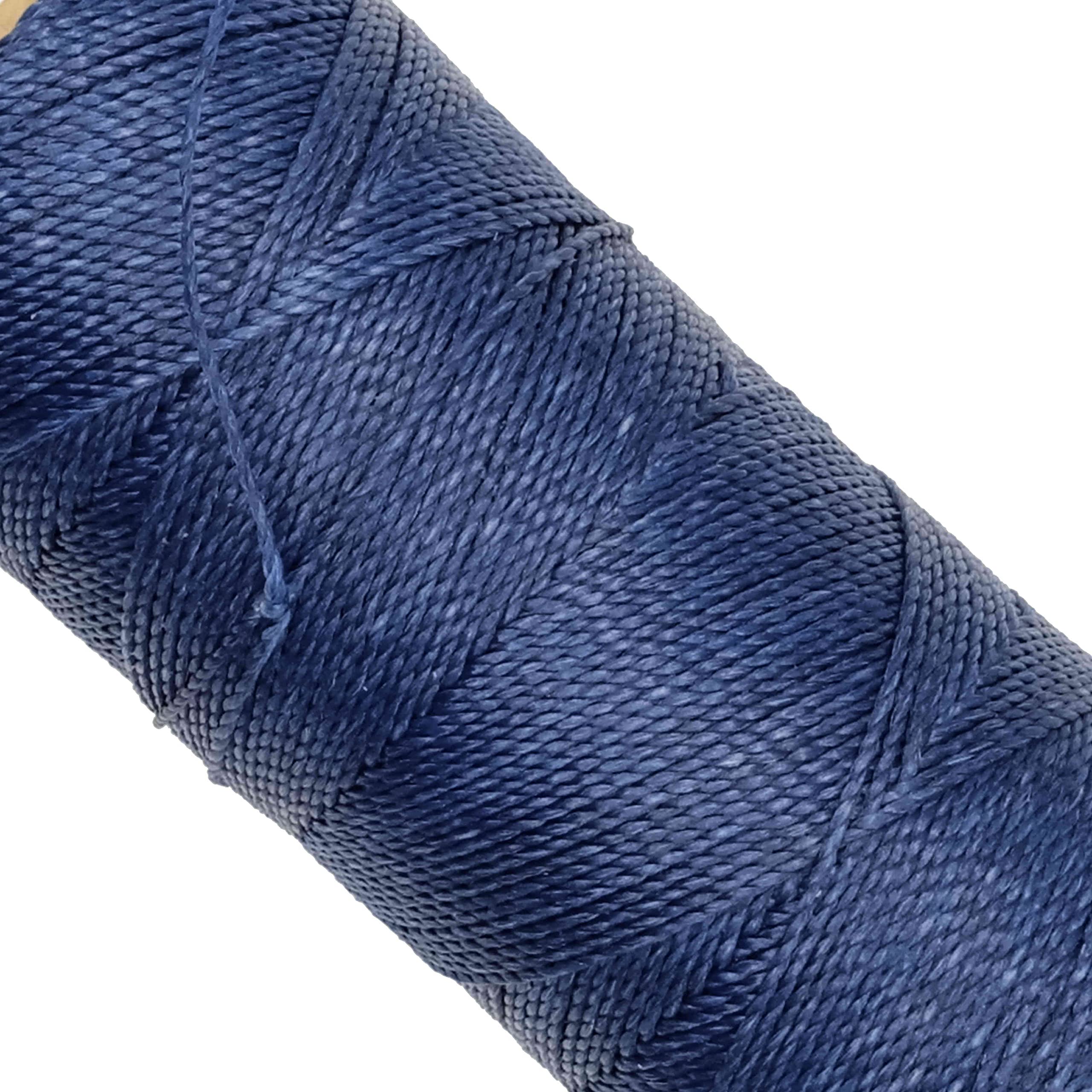 Linhasita Waxed Thread 100 g / 170 m Polyester 1 mm Thick Macrame, 30 Colours navy