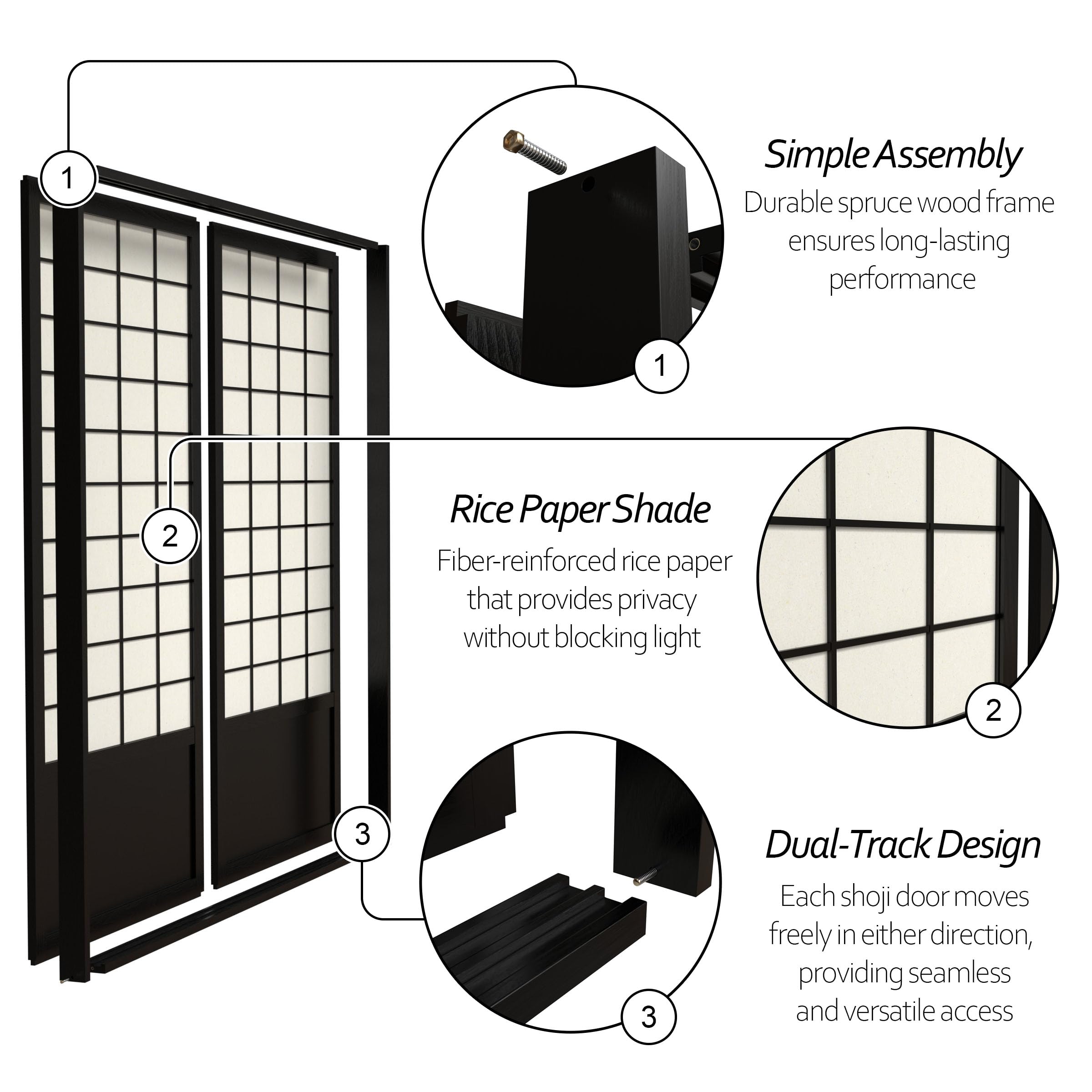 Roll Up Room Divider 7ft Tall Bamboo Wave Room Divider Screen - Black ...