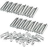 30 Pack F34 Truss Conical Coupler Pins with R-Clip, Replace Accessories | For DJ Stage Light