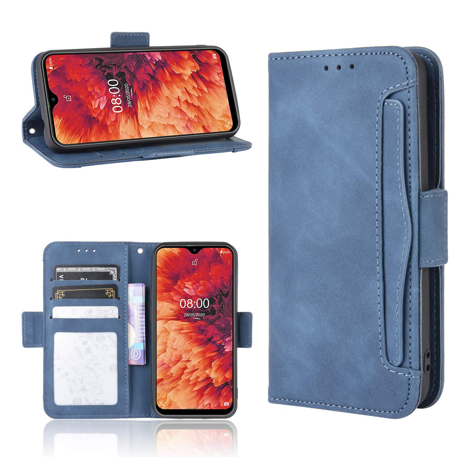 Custodia® Flip Wallet Case Compatible for Ulefone Note 8P(Pattern 4)