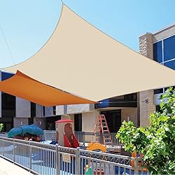 SunnyRoyal Sun Shade Sail 13'x23' Rectangle Canopy