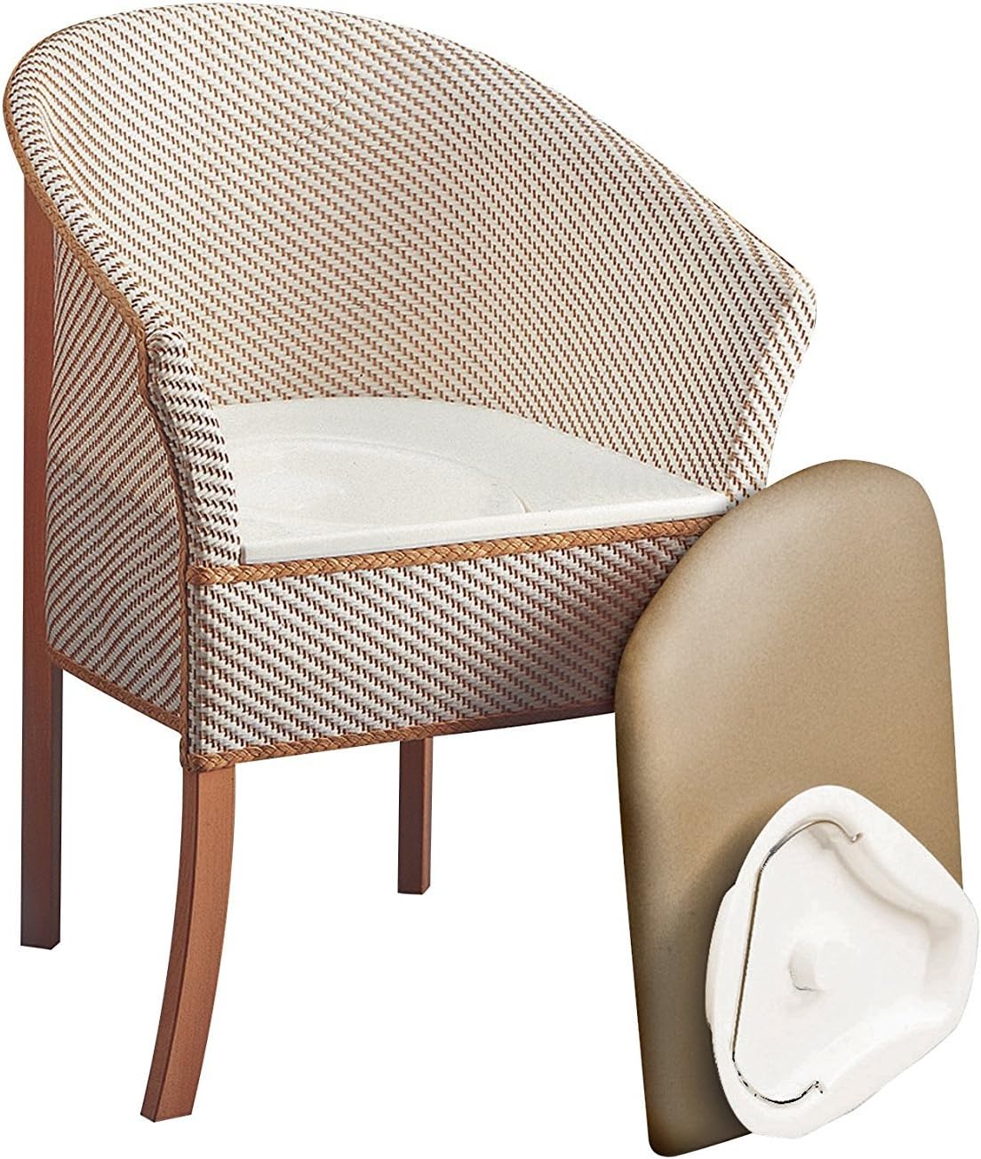 NRS Healthcare Traditional Commode, Neutral, 77,5 cm x 44 cm x 44 cm